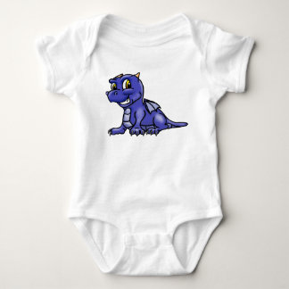Niedlich Blue Baby Dragon Strampler