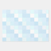 Niedlich Blue Baby-Koordinationsdesigns Geschenkpapier Set (Vorderseite)