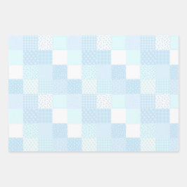 Niedlich Blue Baby-Koordinationsdesigns Geschenkpapier Set