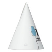 Niedlich Blue Ballon Little Mr Onederful Birthday Partyhütchen (Links)