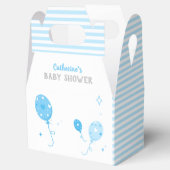 Niedlich Blue Balloons Baby Dusche Gevor Box 💙 Geschenkschachtel (Geöffnet)