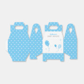 Niedlich Blue Balloons Gefallen Box Babydusche 💙 Geschenkschachtel (Ungefaltet)