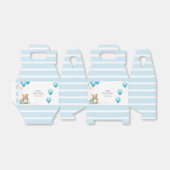 Niedlich Blue Bar Balloon Babydusche Geschenkschachtel (Ungefaltet)
