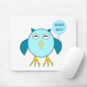 Niedlich Blue Bbay Boy Owl Mousepad (Mit Mouse)