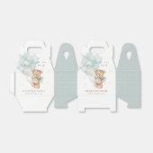 Niedlich Blue Bearly Wait Bear Balloon Baby Showdu Geschenkschachtel (Ungefaltet)