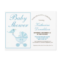 Niedlich Blue Boy Baby Dusche Einladung