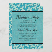 Niedlich Blue Butterfells Trunk Party Einladung (Vorne/Hinten)