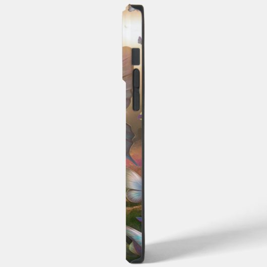 Niedlich Blue Butterfly Case-Mate iPhone Hülle (Rückseite / Links)