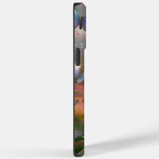 Niedlich Blue Butterfly Case-Mate iPhone Hülle (Rückseite / Rechts)