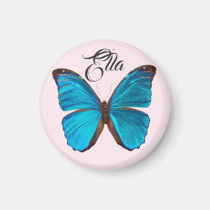 Niedlich Blue Butterfly Magnet