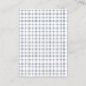 Niedlich Blue Cactus Boho Llama Books for Baby Sho Begleitkarte (Rückseite)