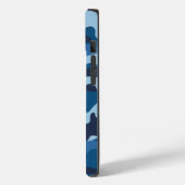 Niedlich Blue Camouflage Case-Mate iPhone Hülle (Rückseite / Links)