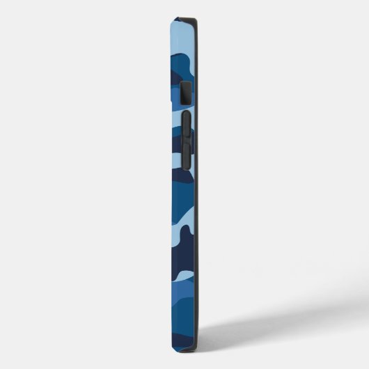 Niedlich Blue Camouflage Case-Mate iPhone Hülle (Rückseite / Links)