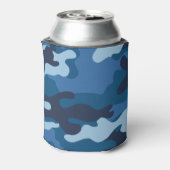Niedlich Blue Camouflage Dosenkühler (Kanne Rückseite)