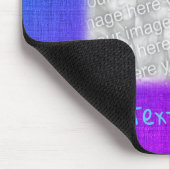 Niedlich Blue Cat Ihr Foto Personalisiert Mousepad (Ecke)