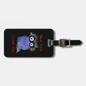 Niedlich Blue Character, New York, ich Liebe Sie Gepäckanhänger (Vorderseite horizontal)