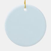 Niedlich Blue Cheerleader Girl Ornament Brown Hair (Hinten)