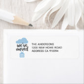 Niedlich Blue Cloud House Wir haben uns bewegt (Insitu)