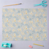 Niedlich Blue Daisy Blumendecoupage Seidenpapier (Basteln)
