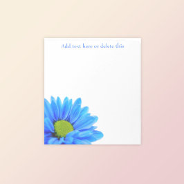 Niedlich Blue Daisy Floral Notepad Notizblock