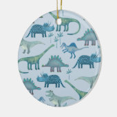Niedlich Blue Dinosaurier Keramik Ornament (Links)