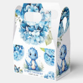Niedlich Blue Dinosaurier mit Florals Boy Baby Dus Geschenkschachtel (Geöffnet)