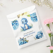 Niedlich Blue Dinosaurier mit Florals Boy Baby Dus Geschenktütchen (Versiegelt)