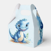 Niedlich Blue Dinosaurier und Balloons Boy Baby Du Geschenkschachtel (Rückseite)