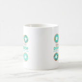 Niedlich Blue Donut Shop Kaffeetasse (Mittel)