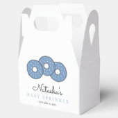 Niedlich Blue Donuts 2. Baby Sprinkle Dusche Geschenkschachtel (Geöffnet)