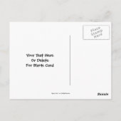 Niedlich Blue Dragon Foto Postkarte (Rückseite)