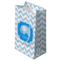 Niedlich Blue Elephant Baby Shower Boy Party Custo