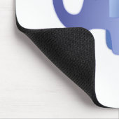 Niedlich Blue Elephant Mousepad (Ecke)