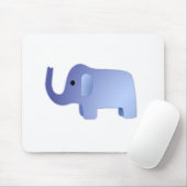 Niedlich Blue Elephant Mousepad (Mit Mouse)