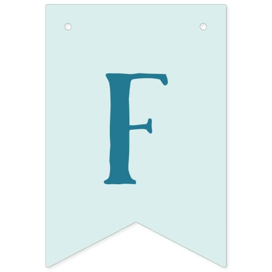 Niedlich Blue First Birthday Balloon Banner (Zweite Fahne)