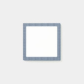 Niedlich Blue Floral Gemustert Sticknotes Post-it Klebezettel (Vorderseite)