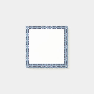 Niedlich Blue Floral Gemustert Sticknotes Post-it Klebezettel
