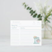 Niedlich Blue Floral Kitchen Stand Mixer Rezept (Stehend Vorderseite)