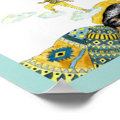 Niedlich Blue Folge deinen Träumen Inspiration Zit Poster (Ecke)