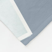 Niedlich Blue Foto Meilenstein Name Personalisiert Fleecedecke (Ecke)