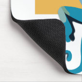 Niedlich Blue Gecko Reptile Lovers Mousepad (Ecke)