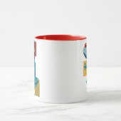 Niedlich Blue Gecko Reptile Lovers Tasse (Zentrum)