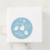 Niedlich Blue Ghost Boy Baby Dusche Geschenkanhänger (Beispiel)