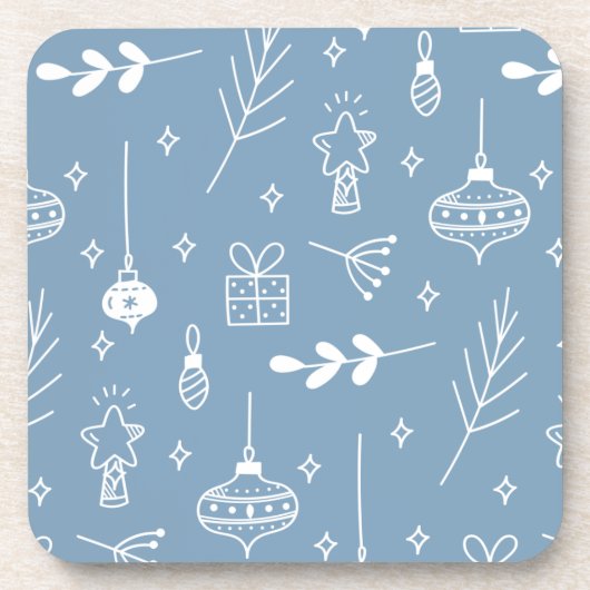 Niedlich Blue Gray Line Untersetzer (Vorderseite)