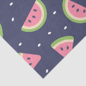 Niedlich Blue Green Boy's Birthday Watermelon Frui Seidenpapier (Ausschnitt)
