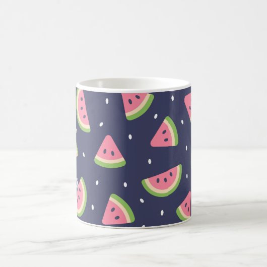 Niedlich Blue Green Watermelon Frucht Kaffeetasse (Mittel)