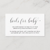 Niedlich Blue Heart Books for Baby Shooting Begleitkarte (Vorderseite)