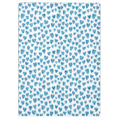 Niedlich Blue Heart Zwischenablage Klemmbrett (Rückseite)