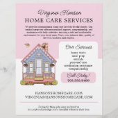 Niedlich Blue House Caregiver Caretaker Services P Flyer (Vorne)