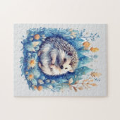 Niedlich-Blue-Igel-Puzzle Puzzle (Horizontal)